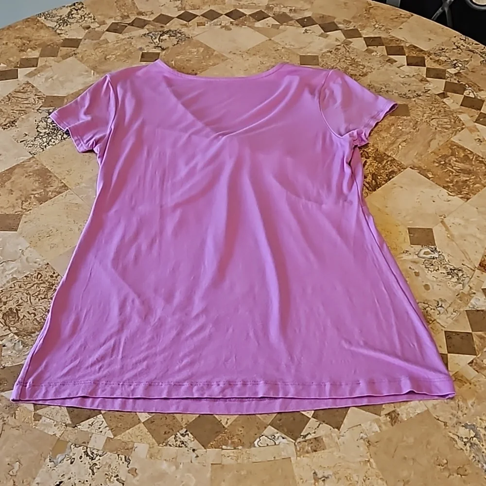 Willi Smith Purple Top Shirt Blouse Size M Medium - Picture 8 of 16